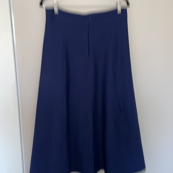 Anthropology royal blue high waisted skirt - Picture 3 of 3
